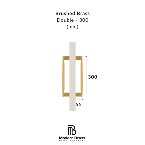 Neo Brushed Brass Cabinet Door Pull