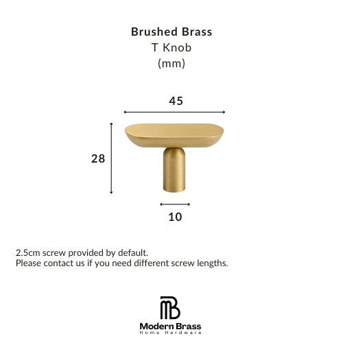 Collection of flat oval solid brass cabinet handles and capsule T-knobs in brushed gold, antique bronze, brushed nickel, and matte gold finishes