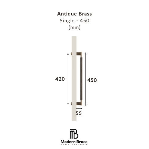 Brushed gold, matte black, and antique bronze knurled solid brass door handles with block mounting posts